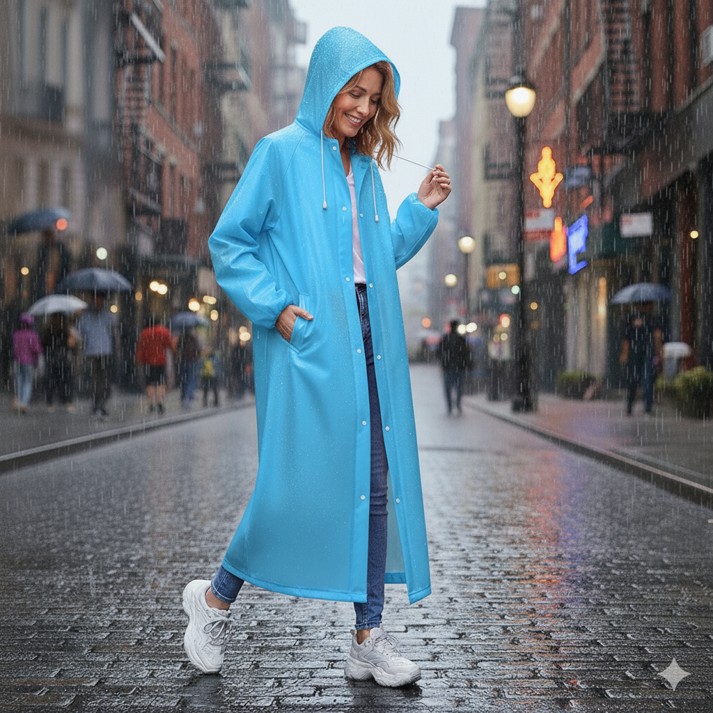 Veste de Pluie Longue