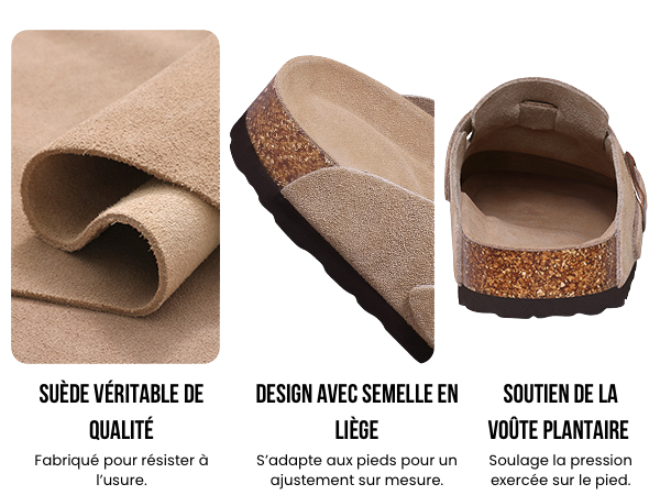 Sabot en daim Bostoni