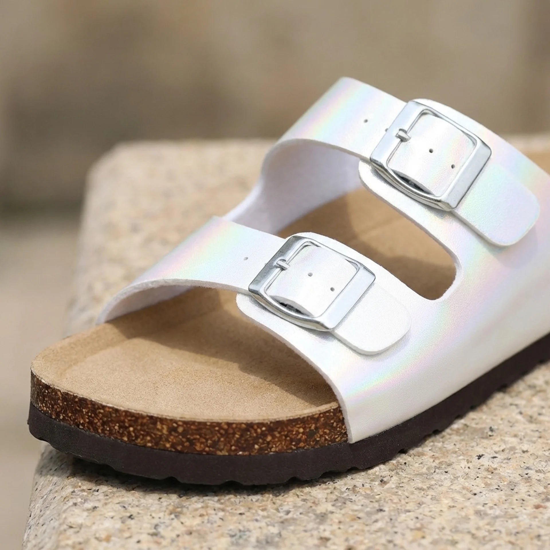 Sandales Confort Femme Double Boucle – Semelle Ergonomique