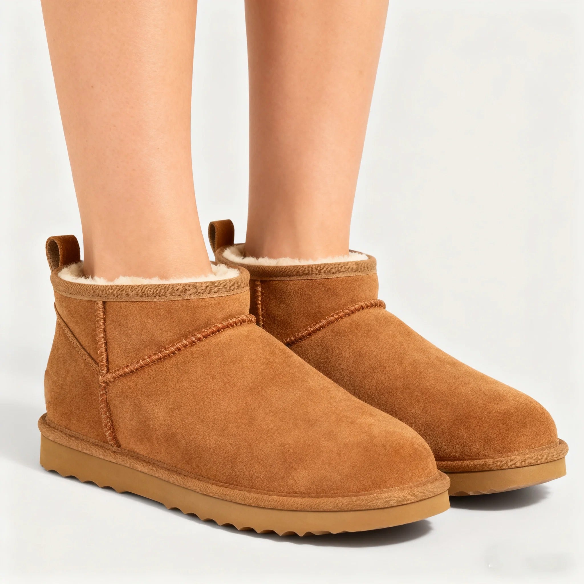 Botte fourrées femme suédine – style UGG Mini