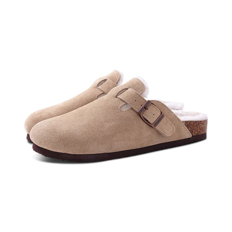 SABOT EN DAIM BOSTONI – Chaussures Fourrées - LePetitSabotier
