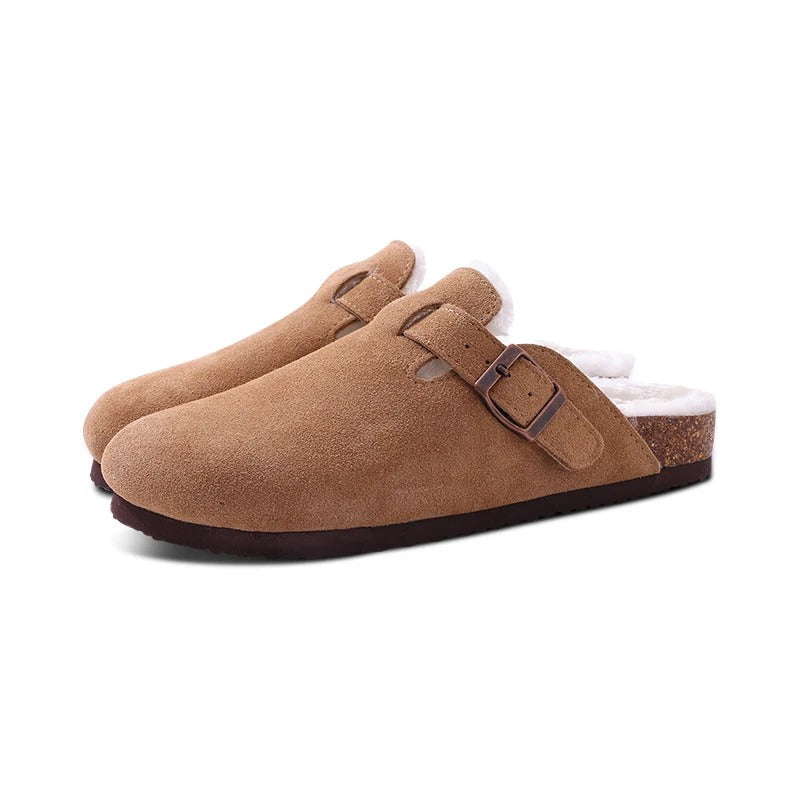 SABOT EN DAIM BOSTONI – Chaussures Fourrées - LePetitSabotier