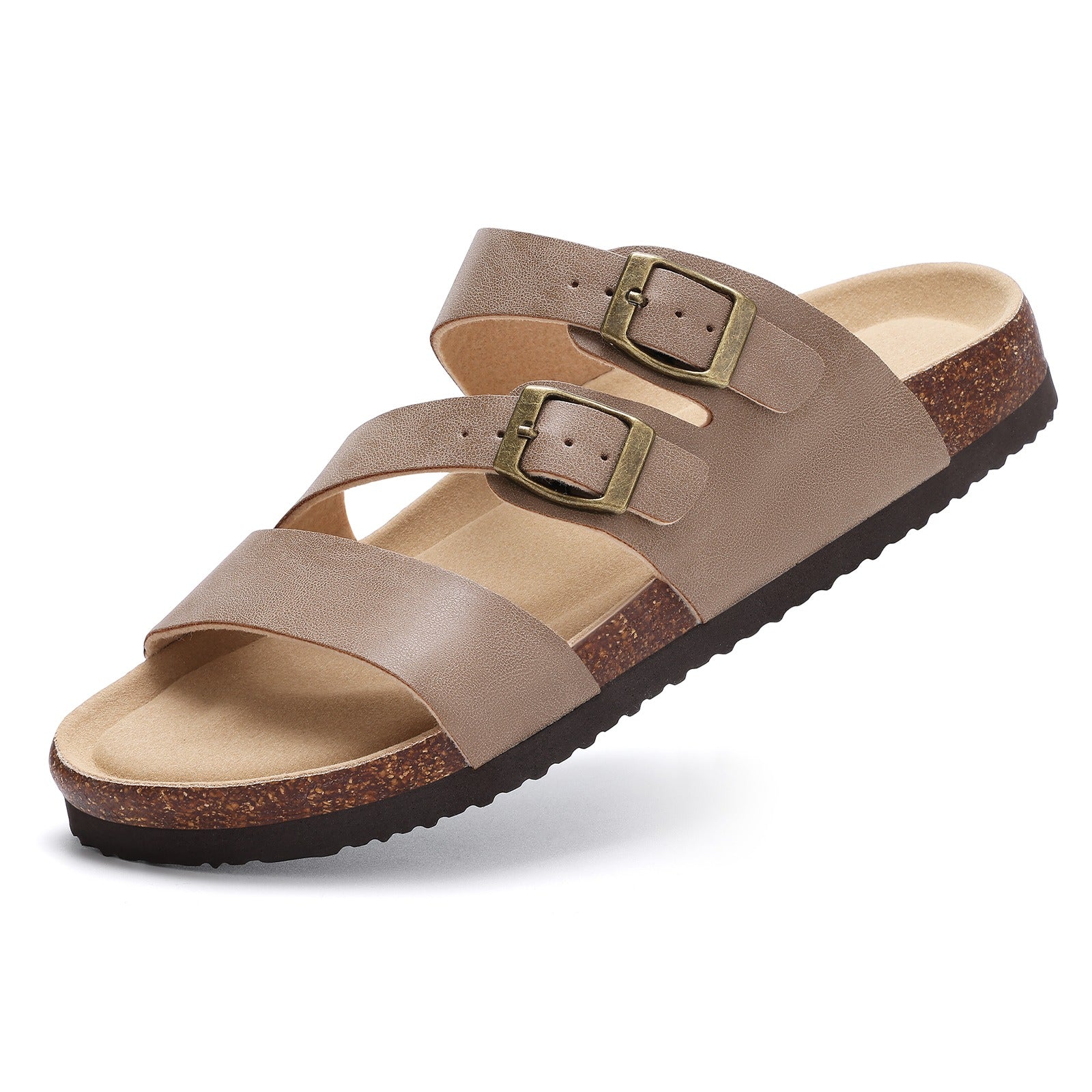 Sandales Confort Femme à Boucles Réglables – Semelle Ergonomique