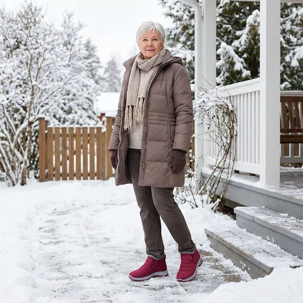 Chaussures Seniors Chaudes & Antidérapantes