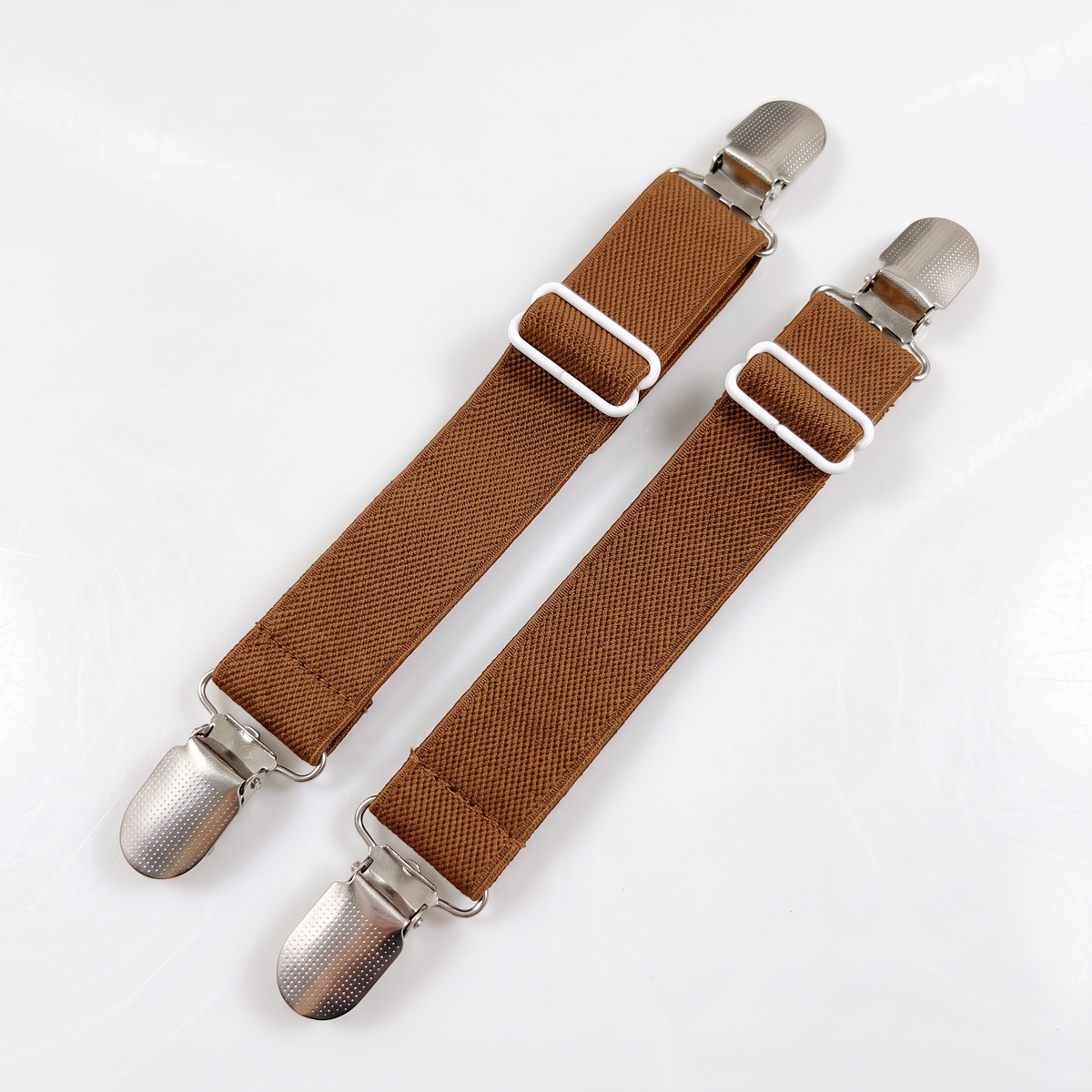 Attaches de maintien pour sabots – Marron