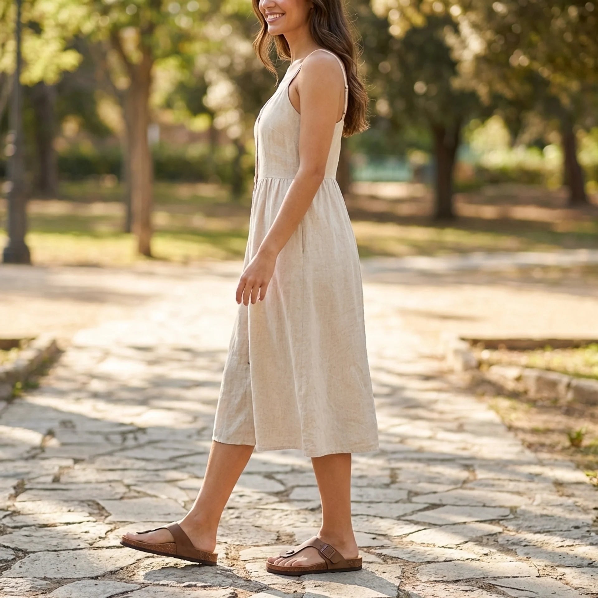 Sandales Confort Femme Entredoigt – Semelle Ergonomique