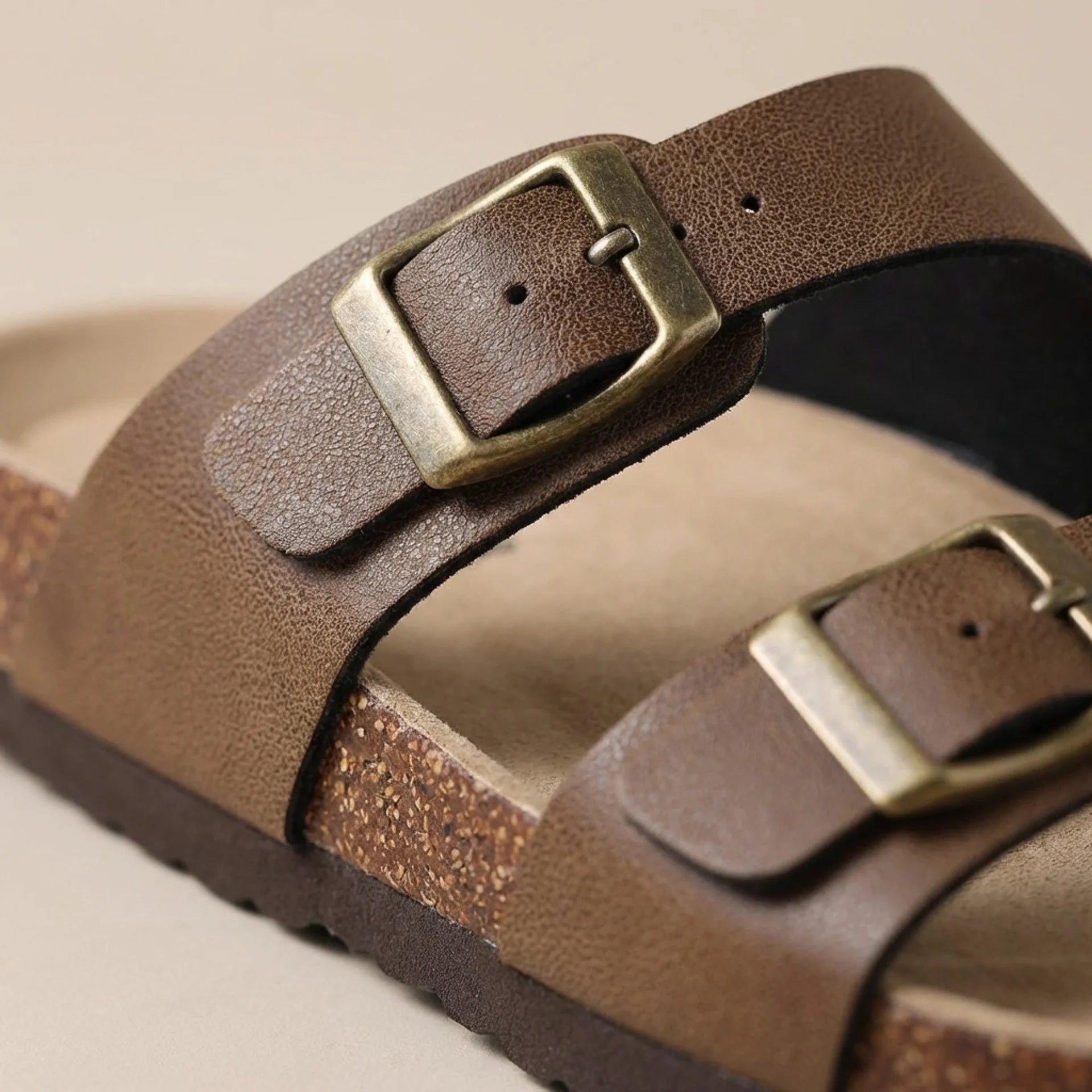 Sandales Confort Femme à Boucles Réglables – Semelle Ergonomique