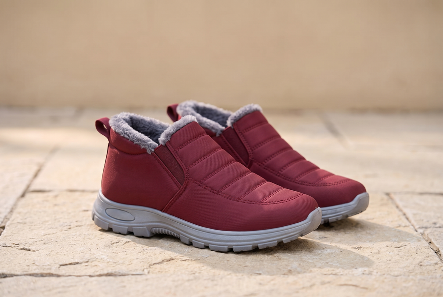 Chaussures d'hiver seniors chaudes et antidérapantes
